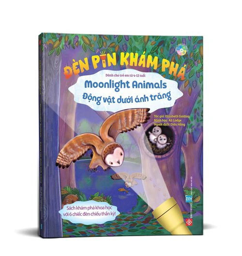 Đèn pin khám phá - Moonlight Animals - Động vật dưới ánh trăng