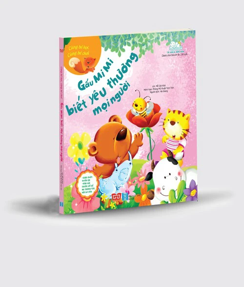 Cùng bé học - Cùng bé chơi - Gấu Mi Mi yêu thương mọi người