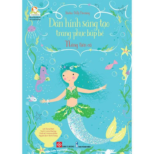 Sticker Dolly Dressing - Dán hình sáng tạo trang phục búp bê - Nàng tiên cá