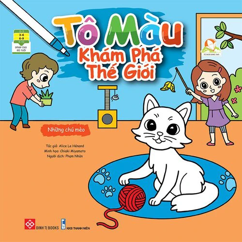 Tô Màu Khám Phá Thế Giới- Những Chú Mèo