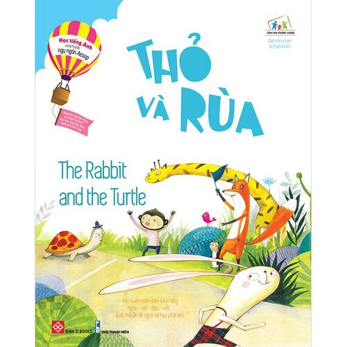 Học tiếng Anh cùng truyện ngụ ngôn Aesop - Thỏ và Rùa - The Rabbit and the Turtle