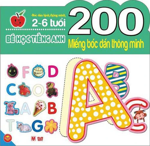 200 miếng bóc dán TM - Bé học TA