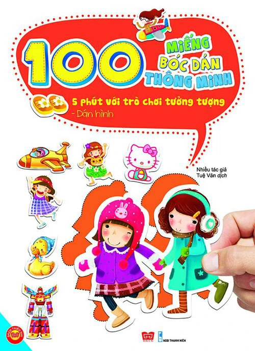 100 miếng bóc dán thông minh- 5 phút với trò chơi tưởng tượng - Dán hình