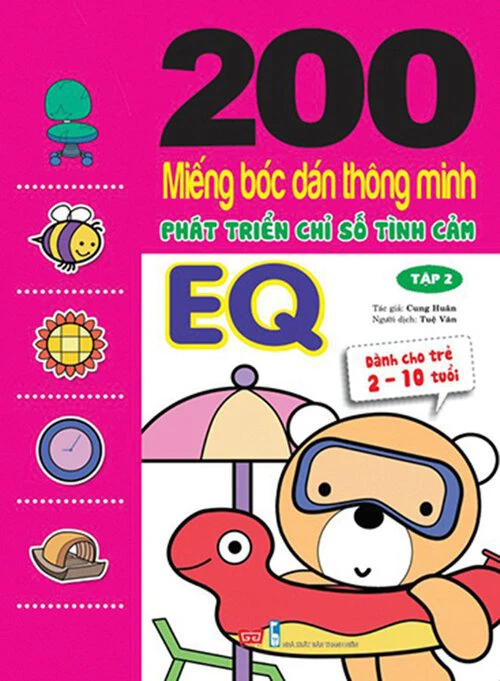 200 miếng bóc dán TM PT chỉ số Tình cảm EQ T2 (Dành cho trẻ 2-10 tuổi)