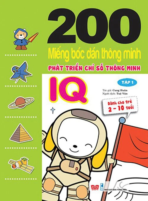 200 miếng bóc dán TM PT chỉ số TM IQ T1 (Dành cho trẻ 2-10 tuổi)