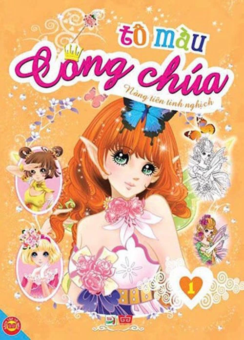 Tô màu công chúa tinh nghịch 1