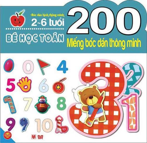 200 miếng bóc dán thông minh - Bé học Toán (2-6 tuổi)