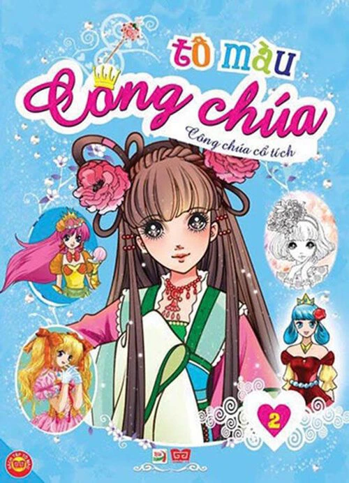 Tô màu công chúa cổ tích 2