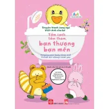 Truyện tranh song ngữ Việt-Anh cho bé - Keeping your body clean and friends are always near you -  Tắm sạch tắm thơm, bạn thương bạn mến
