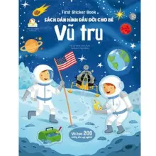 First sticker book - Sách dán hình đầu đời cho bé - Vũ trụ