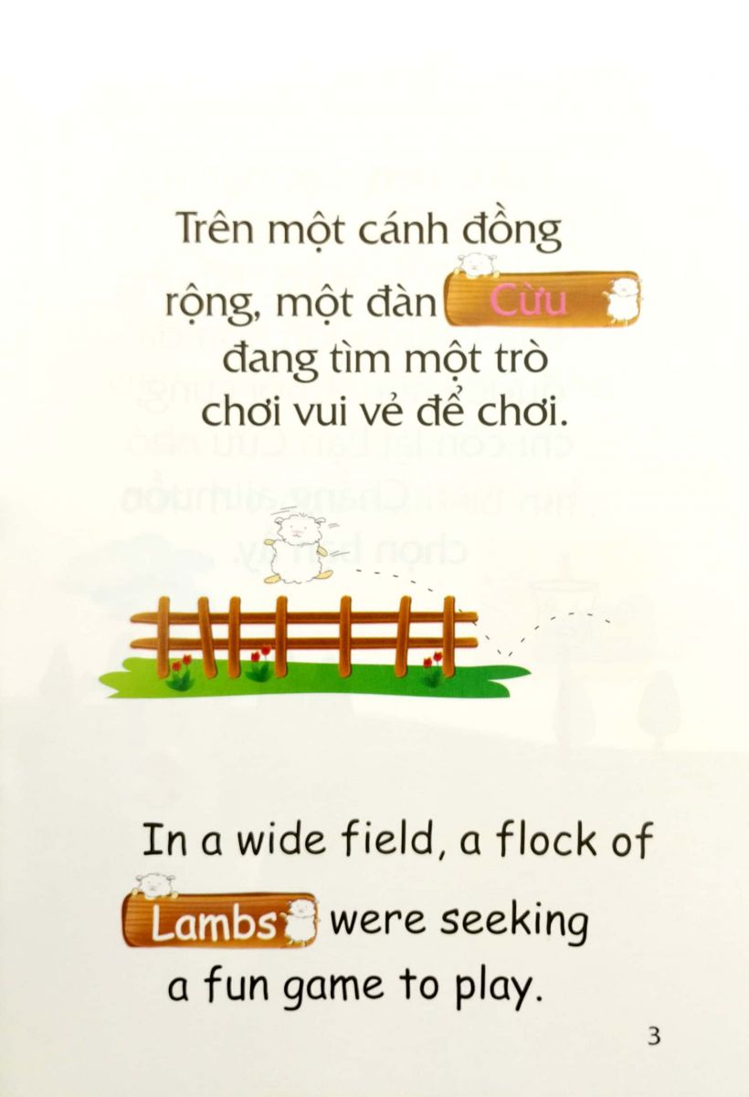 Truyện tranh song ngữ Việt-Anh cho bé - To become tall - Để trở nên cao lớn